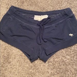 A&F sweatpants shorts